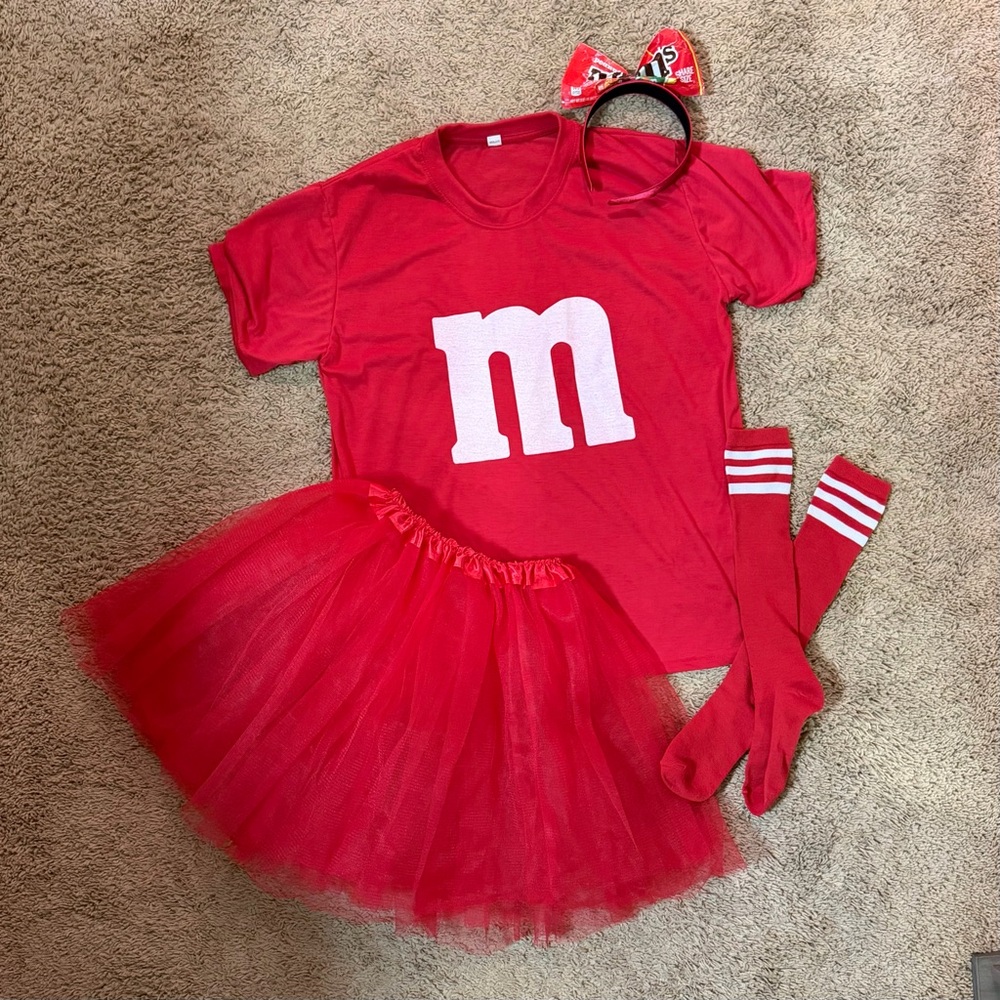Red M&M Costume Set